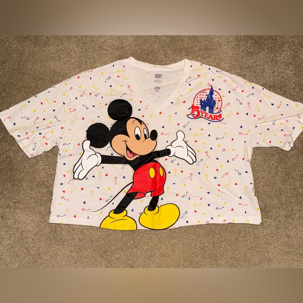 Disney Vault 50 Year Anniversary Crop Top XL